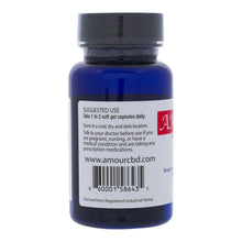 Load image into Gallery viewer, AmourCBD™ Soft Gels, 25mg CBD, 30 count
