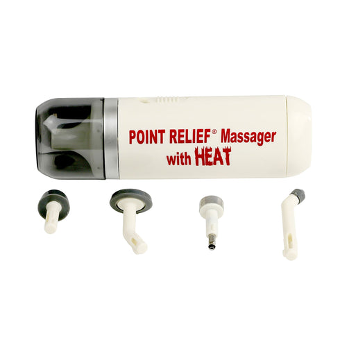Point-Relief Mini-Massager with Heat and Accessories