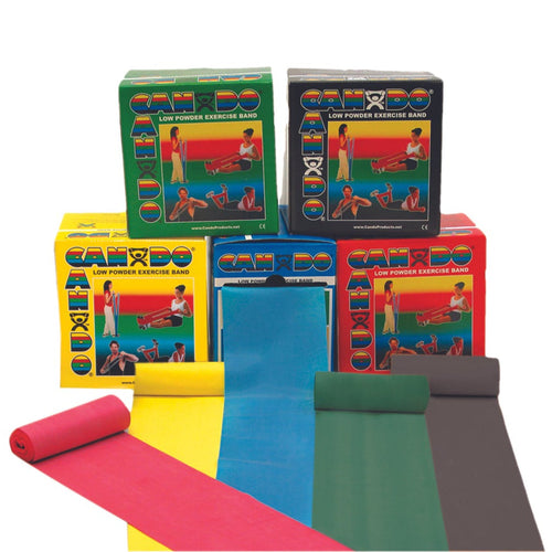 CanDo Low Powder Exercise Bands